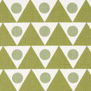 Schumacher Fabric Pennant Green 182221