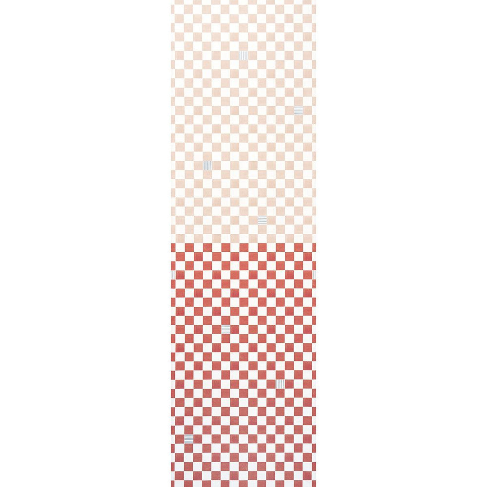 Gambit Panel Earthy Pink & Red 5014265 by Schumacher Designer Wallpaper Backdrop 54.0" - Swanky Fabrics -