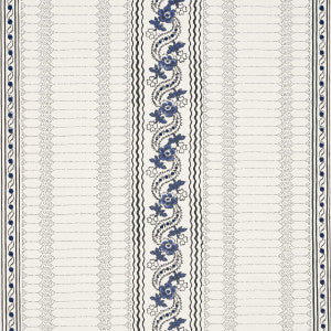 Schumacher Wallpaper Serena Stripe Blue 5015930