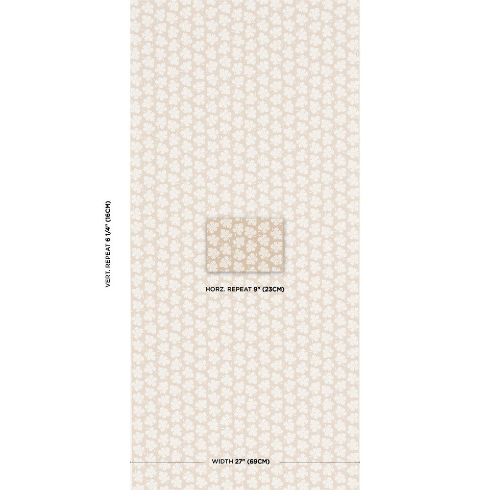 Olive Neutral 5015921 by Schumacher Designer Wallpaper Rita Konig 9.0" - Swanky Fabrics -