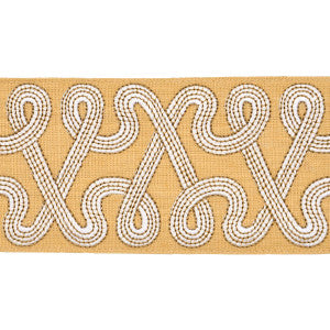 Schumacher Trim Freeform Embroidered Tape Maize 76735