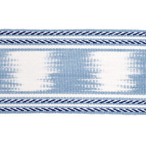Schumacher Trim Banyan Ikat Tape Sky 79304