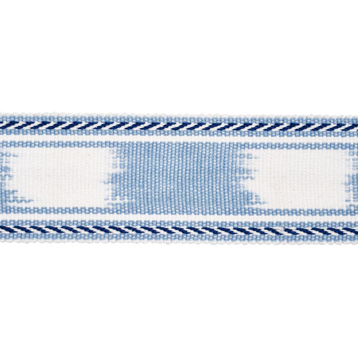 Banyan Tape Narrow Sky 83241 by Schumacher Designer Trim Perennial Favorite Trims 2.0" - Swanky Fabrics -
