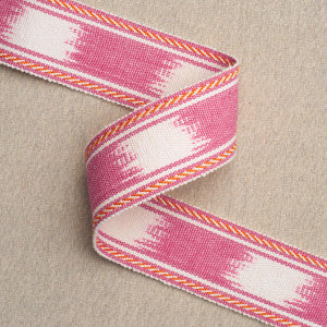 Schumacher Trim Banyan Tape Narrow Pink 83245