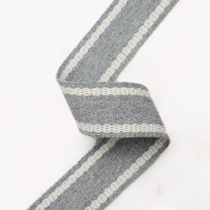 Schumacher Trim Sullivan Tape Narrow Indoor/Outdoor Grey 83671