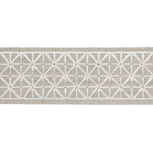 Schumacher Trim Directoire Tape Narrow Ivory On Natural 83850