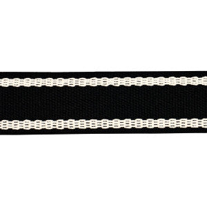 Schumacher Trim Sullivan Tape Narrow Indoor/Outdoor Black 83674