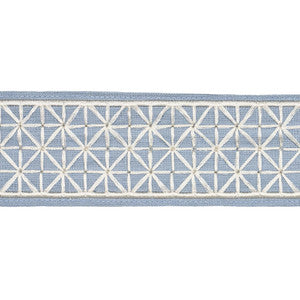 Schumacher Trim Directoire Tape Narrow Sky 83851