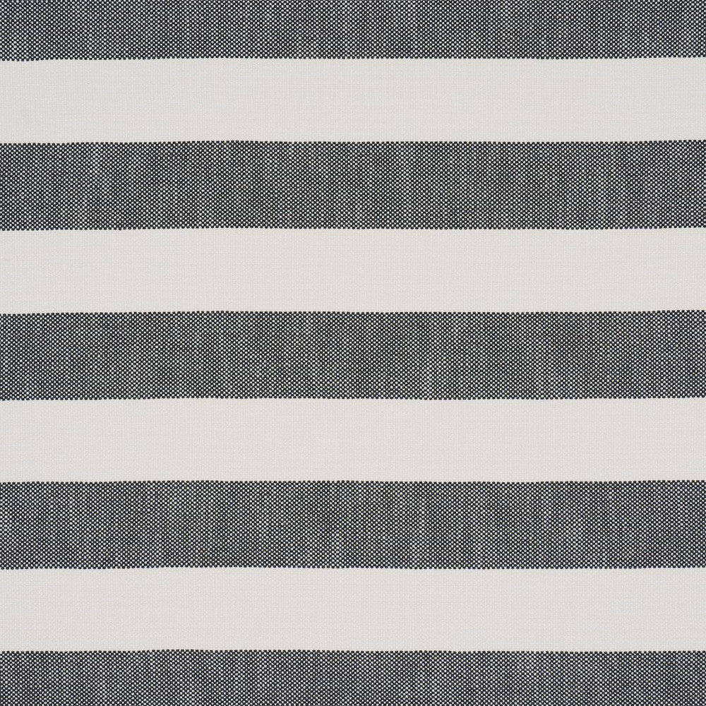Desert Wide Stripe Charcoal 83832 by Schumacher Designer Fabric Caroline Z Hurley 51.0" - Swanky Fabrics -
