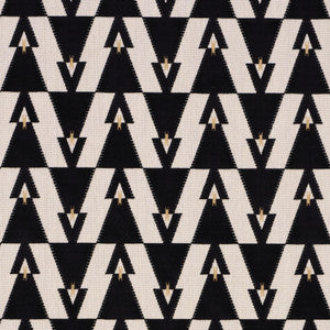 Schumacher Fabric Kalido Velvet Onyx 84121