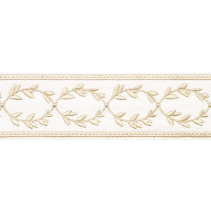 Schumacher Trim Maison Vine Ivory 84571