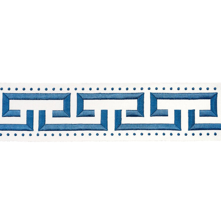 Margo Fret Marine 84580 by Schumacher Designer Trim Paloma Contreras Trims 3.0" - Swanky Fabrics -