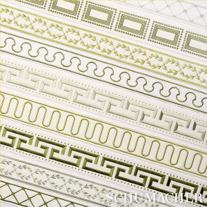 Schumacher Trim Margo Fret Green 84582