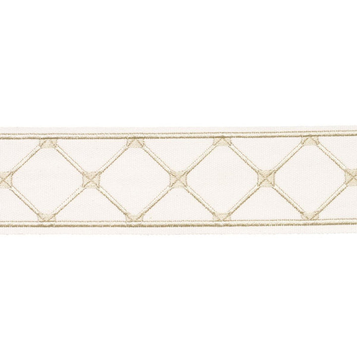 Parisian Bamboo Ivory 84603 by Schumacher Designer Trim Paloma Contreras Trims 2.5" - Swanky Fabrics -