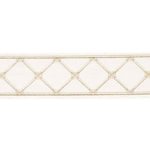 Schumacher Trim Parisian Bamboo Ivory 84603