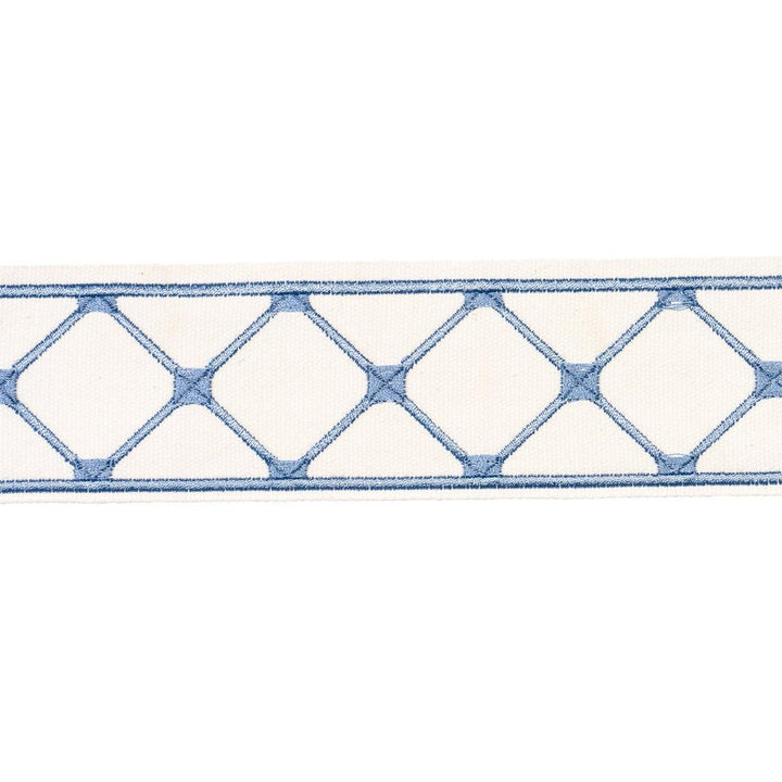 Parisian Bamboo Porcelain 84602 by Schumacher Designer Trim Paloma Contreras Trims 2.5" - Swanky Fabrics -