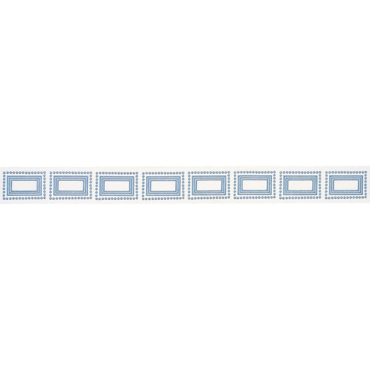 Porte Parisien Porcelain 84612 by Schumacher Designer Trim Paloma Contreras Trims 3.0" - Swanky Fabrics -