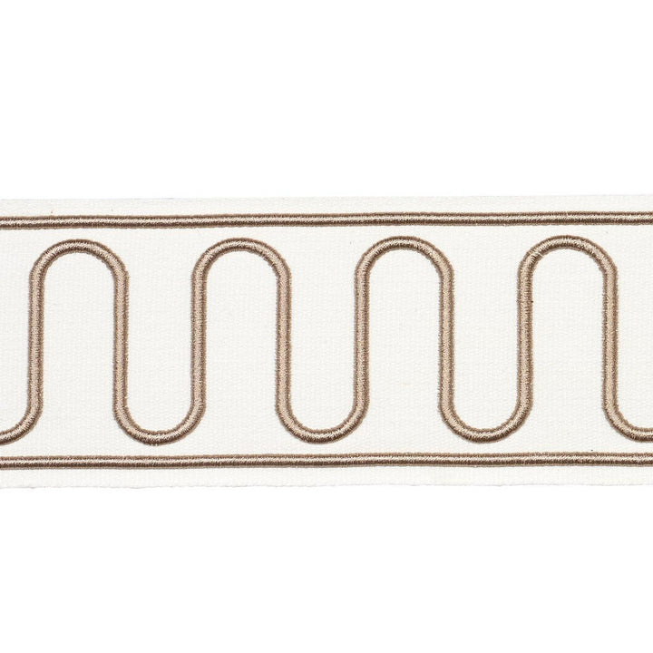 Royere Scroll Ivory 84623 by Schumacher Designer Trim Paloma Contreras Trims 3.0" - Swanky Fabrics -