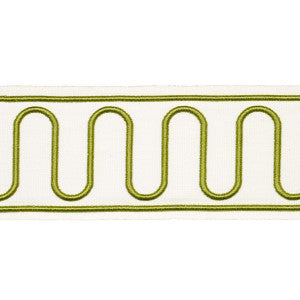 Schumacher Trim Royere Scroll Green 84622