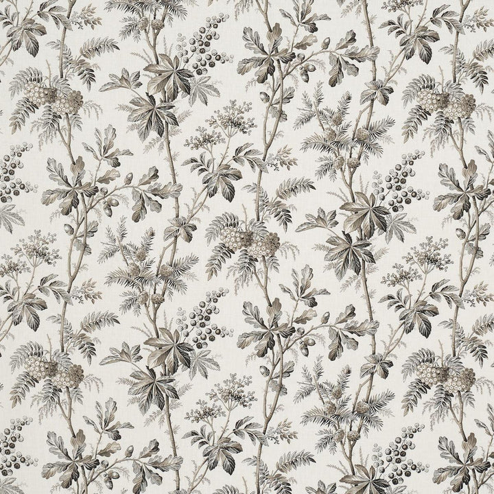 Brantwood Vine Graphite 174115 by Schumacher Designer Fabric A Country Life 18.0" - Swanky Fabrics -