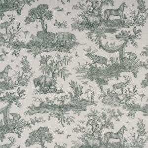 Schumacher Fabric Western Toile Forest 182272