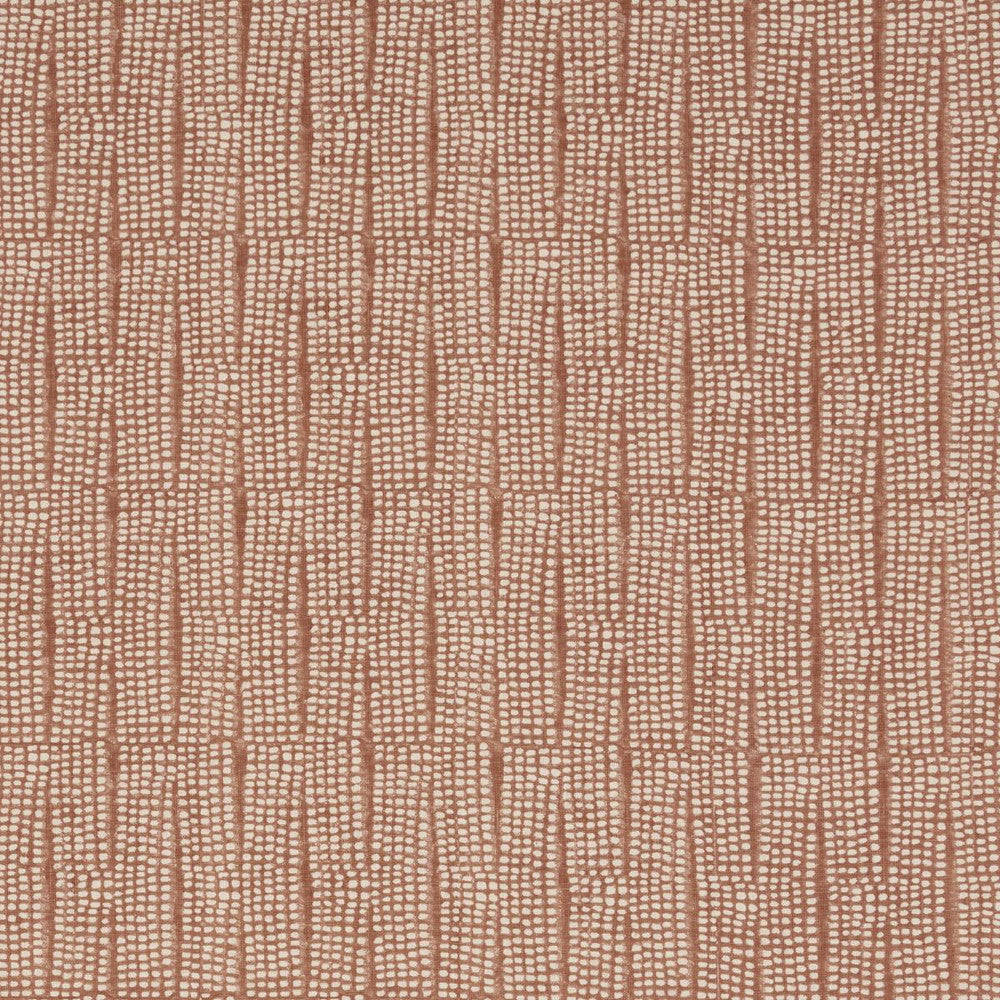 Noland Block Print Spice 182291 by Schumacher Designer Fabric Mesa 3.5" - Swanky Fabrics -