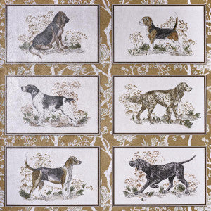 Schumacher Wallpaper Chasers Legacy Metallic Gold Metallic 5016050