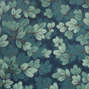 Schumacher Wallpaper Covey Hedge Midnight 5016070