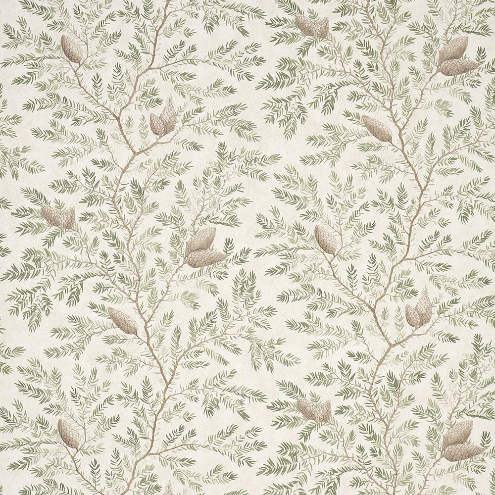 Pinewood Spruce 5016090 by Schumacher Designer Wallpaper A Country Life 27.0" - Swanky Fabrics -