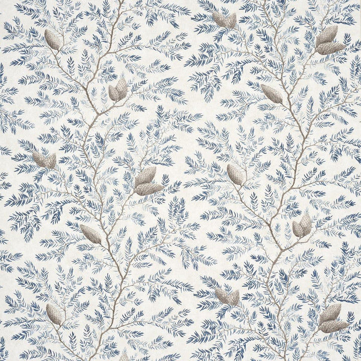Pinewood Winter 5016091 by Schumacher Designer Wallpaper A Country Life 27.0" - Swanky Fabrics -