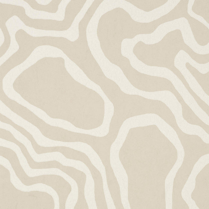 Defeo Bone 5016101 by Schumacher Designer Wallpaper Mesa 20.5" - Swanky Fabrics -