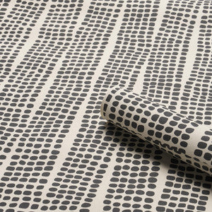 Schumacher Wallpaper Noland Vinyl Carbon 5016110