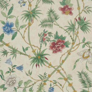 Schumacher Wallpaper Arasi Botanical Parchment 5017171