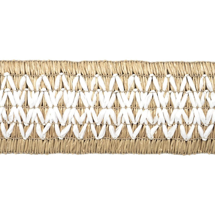 Raphiinae Tape Natural 83550 by Schumacher Designer Trim Mesa - Swanky Fabrics -