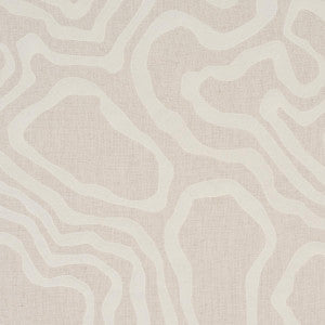Schumacher Fabric Defeo Embroidery Bone 84431