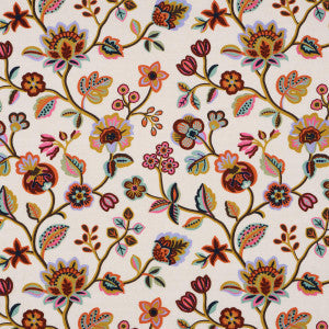 Schumacher Fabric Loulou Embroidery Marigold 84751