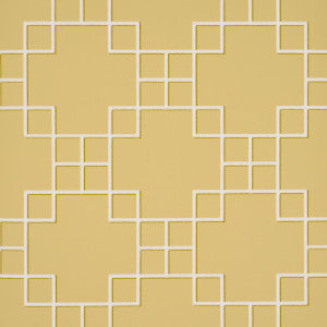 Schumacher Wallpaper Georgette Trellis Buttercup 5016500