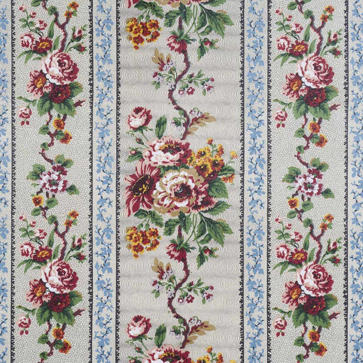Elizabeth Chintz Rose 182040 by Schumacher Designer Fabric Rita Konig 17.0" - Swanky Fabrics -