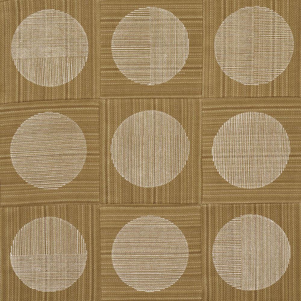 Una Hand Block Print Ochre 182300 by Schumacher Designer Fabric Mesa 26.5" - Swanky Fabrics -