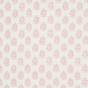 Schumacher Fabric Aditi Hand Blocked Print Blush 179365