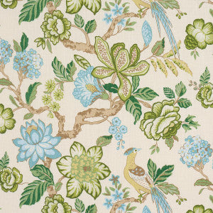 Schumacher Fabric Huntington Gardens Paradis 175565