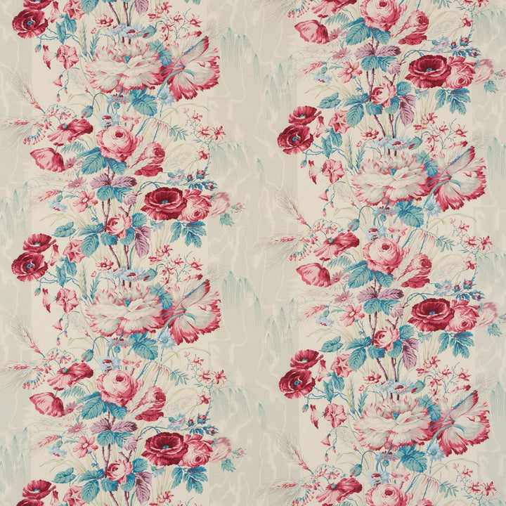 Boughton House Rouge 175792 by Schumacher Designer Fabric A Love Affair 27.0" - Swanky Fabrics -