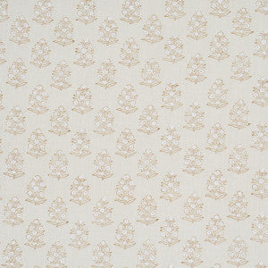 Schumacher Fabric Aditi Hand Blocked Print Sage 179363