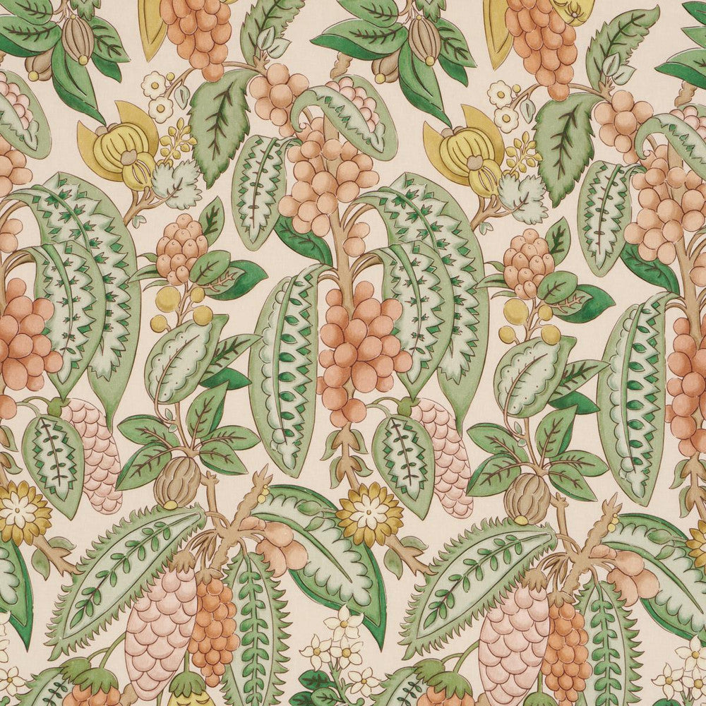 Fruits De Saison Apricot 182482 by Schumacher Designer Fabric Timothy Corrigan 17.0" - Swanky Fabrics -