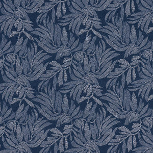 Schumacher Fabric Tayrona Palm Mosaic Pacific Ocean Hues 182592
