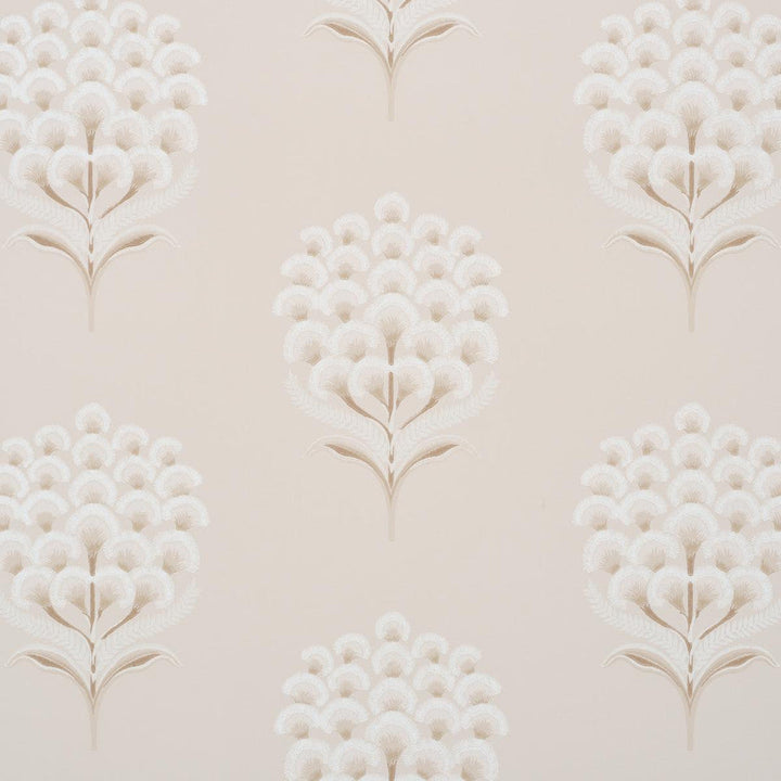 Aurelia Limestone 5016340 by Schumacher Designer Wallpaper A Love Affair 13.5" - Swanky Fabrics -