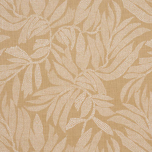 Schumacher Fabric Tayrona Palm Mosaic Playa Dorada Sand 182591