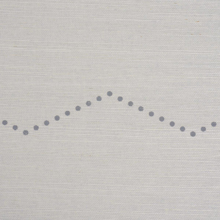 Rivet Stripe Sisal Dove 5016711 by Schumacher Designer Wallpaper Textured & Woven Wallcoverings 6.75" - Swanky Fabrics -