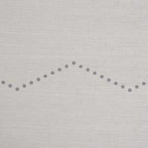 Schumacher Wallpaper Rivet Stripe Sisal Dove 5016711