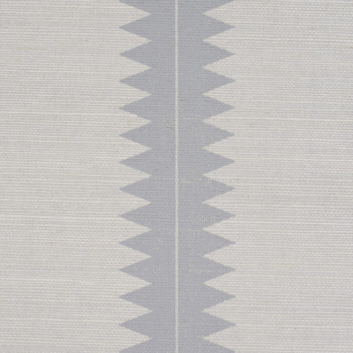 Bristle Stripe Sisal Dove 5016741 by Schumacher Designer Wallpaper Textured & Woven Wallcoverings 17.0" - Swanky Fabrics -